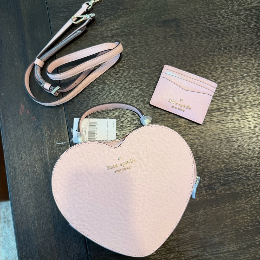 Kate Spade Pink Heart Mini Bag - Picture 5 of 5